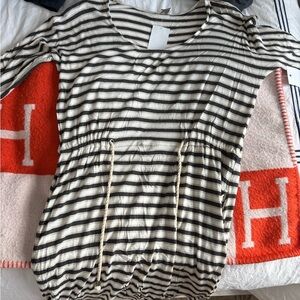 Striped Long Sleeve Dress